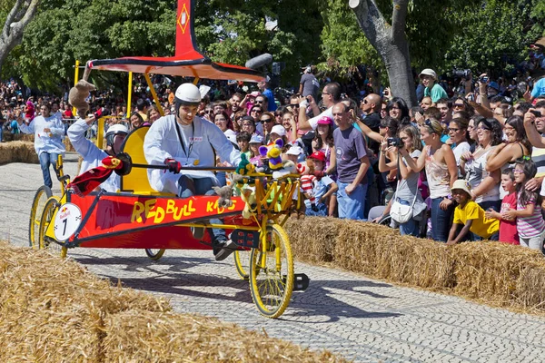 Lisbon Portugal September 2011 Lisbon Red Bull Soapboax Race Grande — 스톡 사진