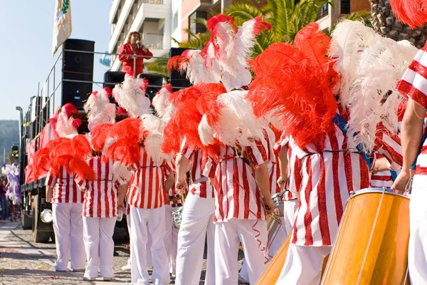 Sesimbra Portogallo Feb 2013 Veduta Della Bateria Sezione Musicale Della — Foto Stock