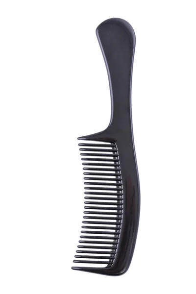 Black Comb Isolated White Background — Stock Photo, Image