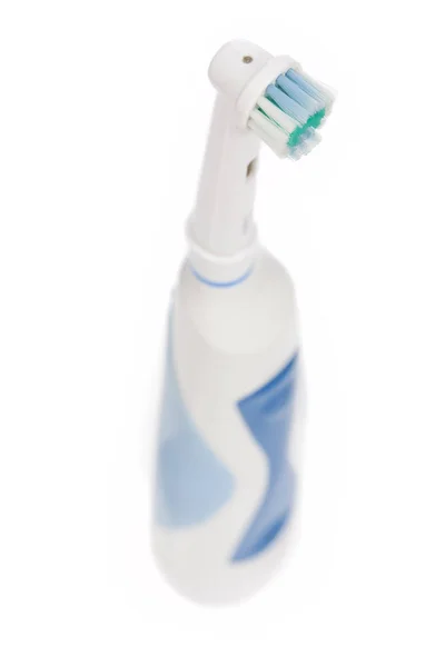 Elektrische Tandenborstel Geïsoleerd Een Witte Pagina — Stockfoto