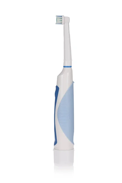 Elektrische Tandenborstel Geïsoleerd Witte Achtergrond — Stockfoto
