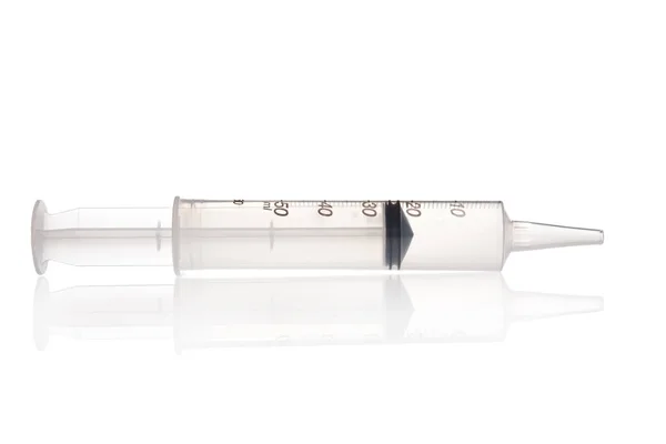 Large Feeding Syringe Isolated White Background — Stock Photo, Image
