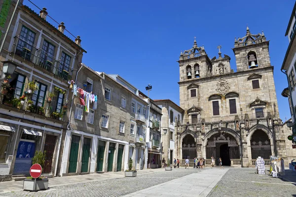 Braga Portugal Julho 2015 Catedral Braga Mais Antiga Todas Catedrais — Fotografia de Stock