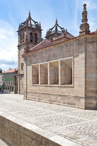 ブラガ ポルトガル 2015 ブラガ大聖堂 ポルトガルの主要なカトリック教の崇拝のすべてのカテドラルの最も古い場所します — ストック写真