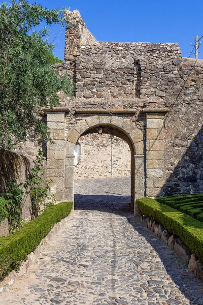 Entrada Del Castillo Medieval Castelo Vide Castelo Vide Portalegre Alto — Foto de Stock