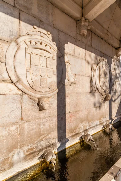 Fontinha Fuente Renacentista Del Siglo Xvi Plaza República Alter Chao — Foto de Stock