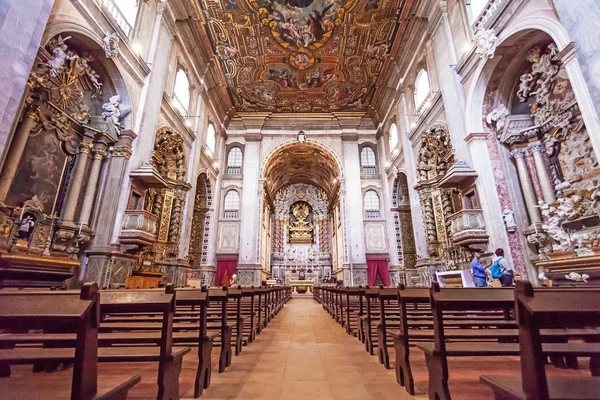 Santarem Portugal Septiembre 2015 Interior Del Santarem Ver Catedral Aka — Foto de Stock