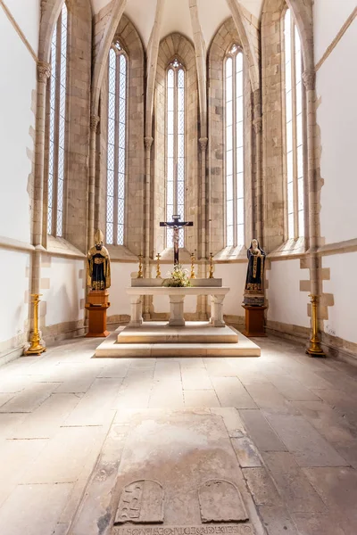 Santarem Portugal Septiembre 2015 Ábside Gótico Iglesia Santo Agostinho Graca —  Fotos de Stock