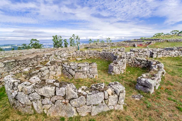 Citania Sanfins Ein Castro Dorf Befestigte Keltisch Iberische Prähistorische Siedlung — Stockfoto