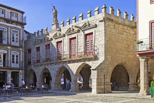 吉马良斯 葡萄牙 2013年10月13日 古老的市政厅 Antigos 费利做 Concelho 在广场在历史中心 联合国教科文组织世界遗产 — 图库照片