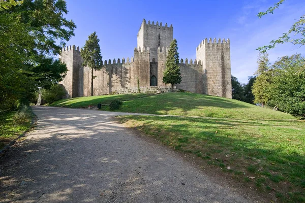 Castello Guimaraes Castello Più Famoso Del Portogallo Quanto Luogo Nascita — Foto Stock