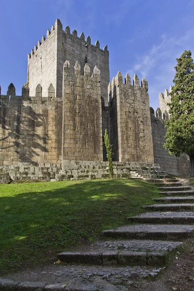 Castello Guimaraes Castello Più Famoso Portogallo Quanto Stato Luogo Nascita — Foto Stock