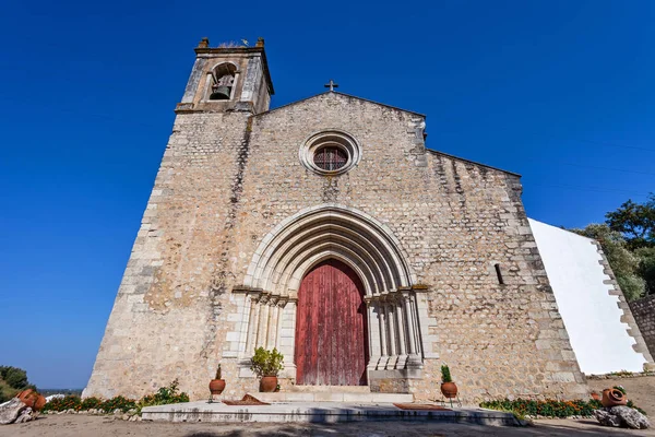Igreja Medieval Santa Cruz Com Portal Gótico Arquitetura Gótica Século — Fotografia de Stock