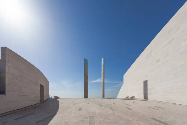 Lisboa Portugal Octubre 2016 Detalle Arquitectura Futurista Fundación Champalimaud Centro — Foto de Stock