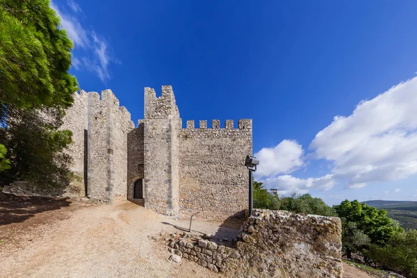 Entrada Del Castillo Medieval Sesimbra Portugal — Foto de Stock