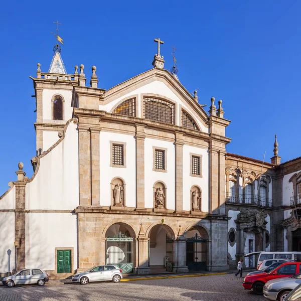 Santo Tirso Portugal December 2015 Fasad Klostret Bento Benedictine Ordning — Stockfoto