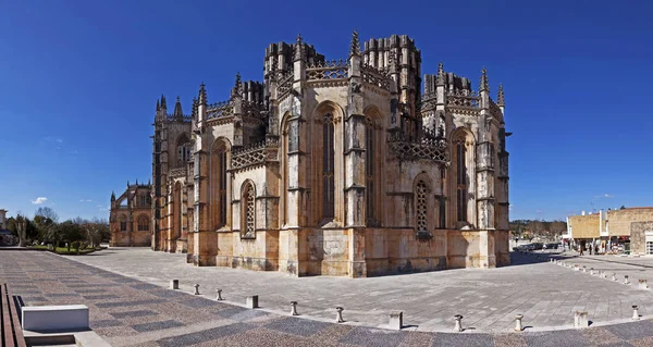 Monasterio Batalha Portugal Vista Las Capelas Imperfeitas Capillas Inacabadas Patrimonio — Foto de Stock