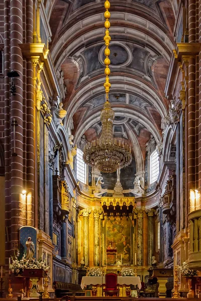 Evora Portugal Diciembre 2015 Altar Barroco Catedral Evora Catedral Más — Foto de Stock