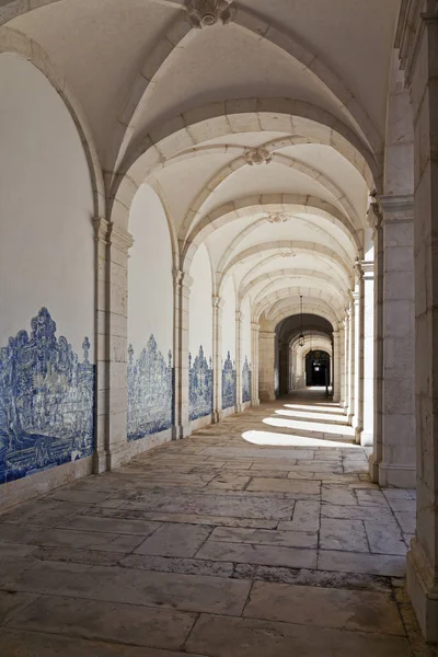 Монастырь Сан Висенте Фора Белом Известняке Важный Памятник Лиссабоне Португалия — стоковое фото