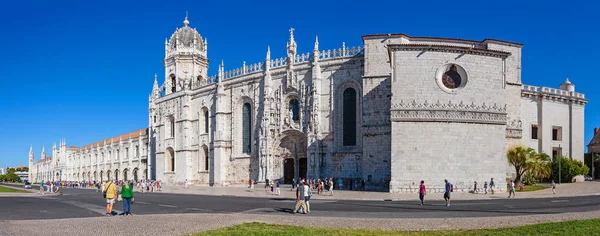 Лісабон Португалія Серпня 2014 Монастиря Jeronimos Класифікуються Всесвітньої Спадщини Юнеско — стокове фото