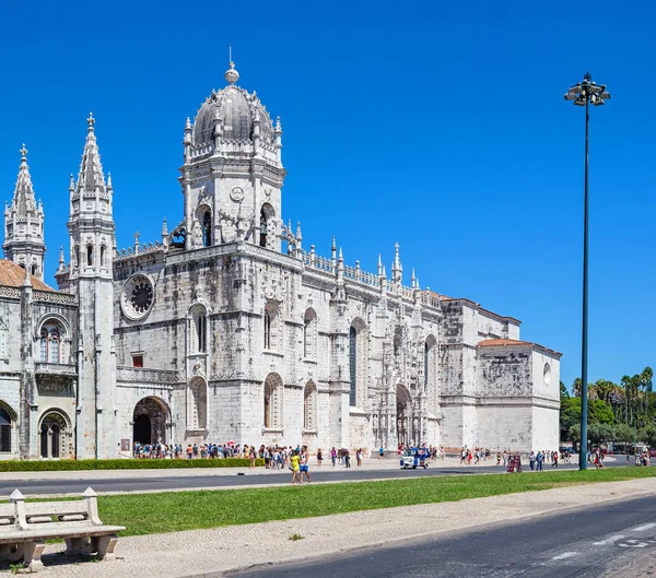 Лісабон Португалія Серпня 2014 Монастиря Jeronimos Класифікуються Всесвітньої Спадщини Юнеско — стокове фото