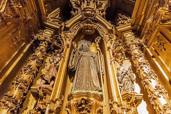 Santo Tirso Portugal December 2015 Altar Detail Bento Monastery Benedictine — Stock Photo, Image