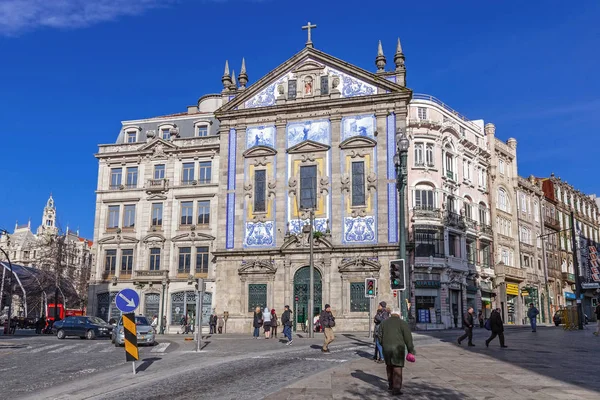 ポルト ポルトガル 2014 サント アントニオ Dos アルメイダ ギャレット広場で Congregados バロック建築は — ストック写真