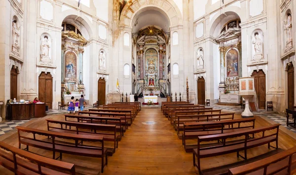 Obidos Portugal Agosto 2015 Santuario Del Senor Jesus Pedra Interior — Foto de Stock