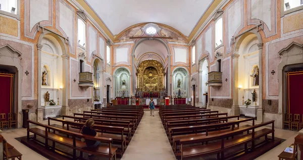 Obidos Portugal Agosto 2015 Interior Iglesia Barroca San Pedro Obidos — Foto de Stock