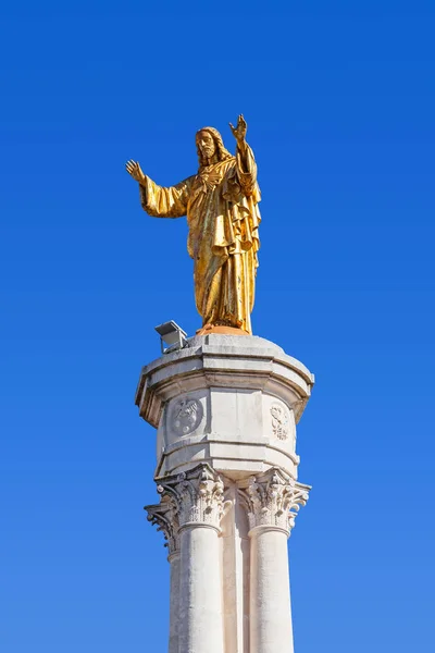 Sanctuary Fátima Portugália Emlékmű Jézus Szent Szíve Fatima Egyik Legfontosabb — Stock Fotó