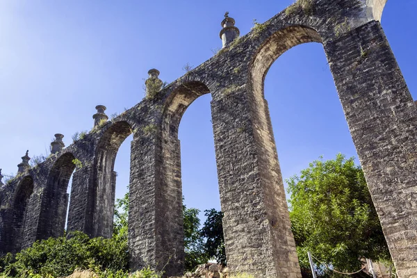 Aqueduto Convento Templário Cristo Tomar Portugal Património Mundial Unesco — Fotografia de Stock