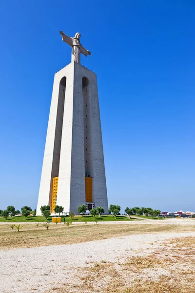 Cristo Rei Szobor Cristo Rei Ről Vagy Krisztus Király Menedékről — Stock Fotó