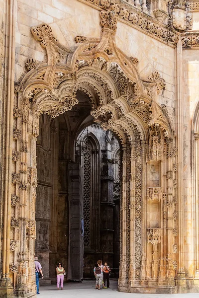 Batalha, Portugal. Portal das Capelas Inacabadas aka Capelas — Fotografia de Stock