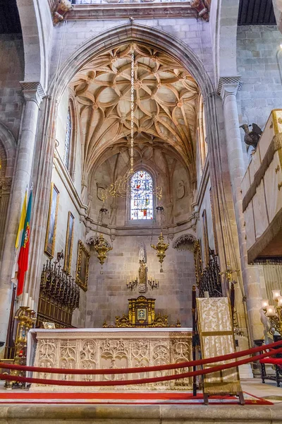 Брага, Португалия - 28 декабря 2017 года: Se de Braga Cathedral. Ману — стоковое фото