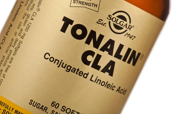 Bh0Drw Cla Konjugerad Linolsyra Från Tonalin Ett Kosttillskott För Viktminskning — Stockfoto