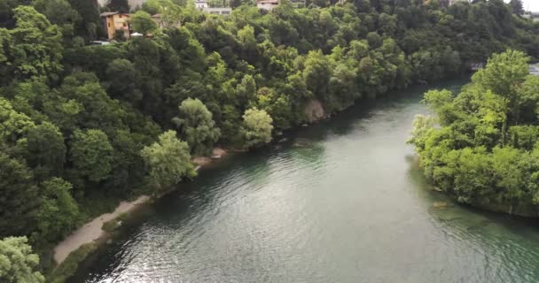 Adda Nord Parken Ett Skyddat Naturområde Som Omfattar Låglänta Områden — Stockvideo