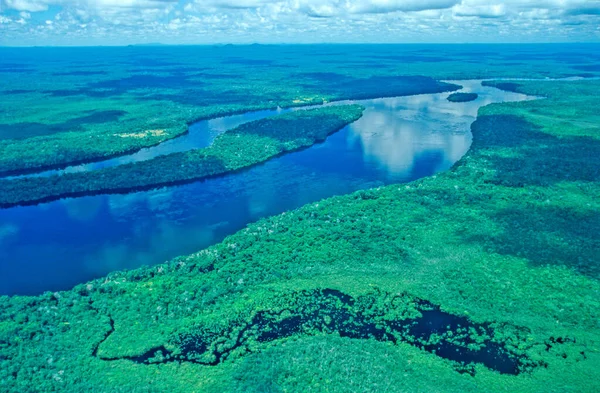 Río Orinoco Del Aire Estado Amazonas Venezuela — Foto de Stock