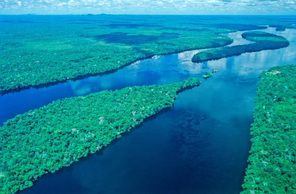 Río Orinoco Del Aire Estado Amazonas Venezuela — Foto de Stock