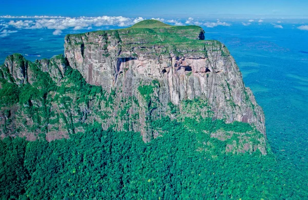 Cerro Autana Tepui Sacred Kavatlari 208 Metre Piaroa Indios Amazonas — Stok fotoğraf