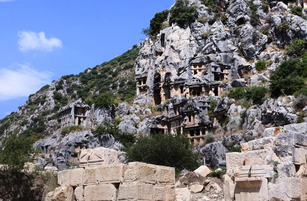 Likya kaya mezarları, Myra, Türkiye