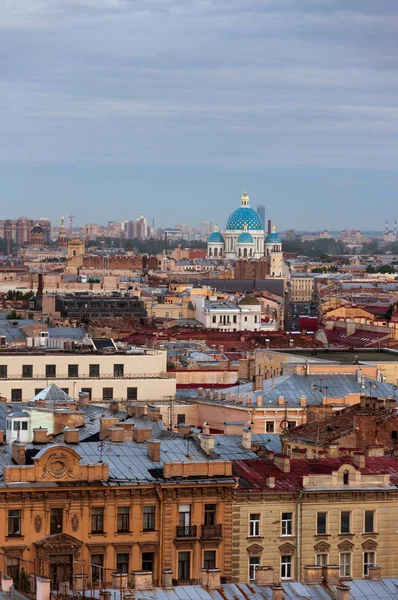 Noites Brancas São Petersburgo Vista Colunata Catedral São Isaac São — Fotografia de Stock