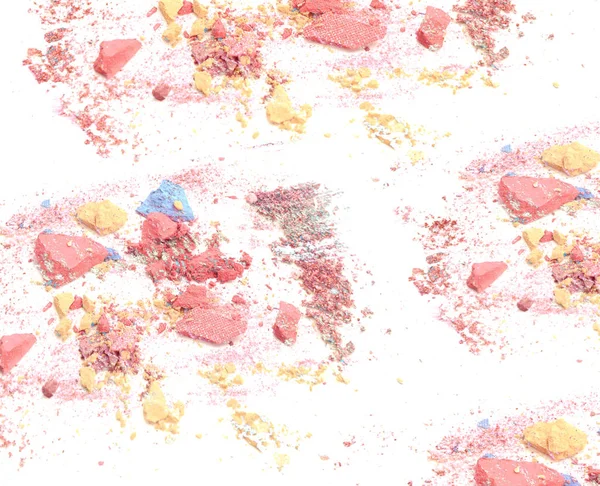 Crushed Make Powder Background — Stock Photo, Image