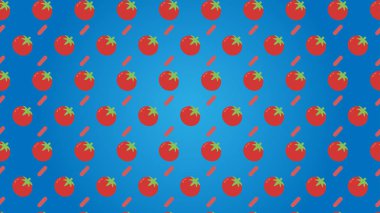 Sulu domates ile Seamless modeli.