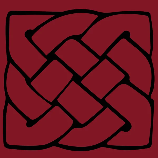 Kelt düğümü. vektör illüstrasyonu