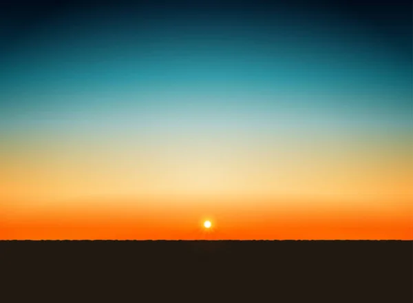 Sahada gün batımı