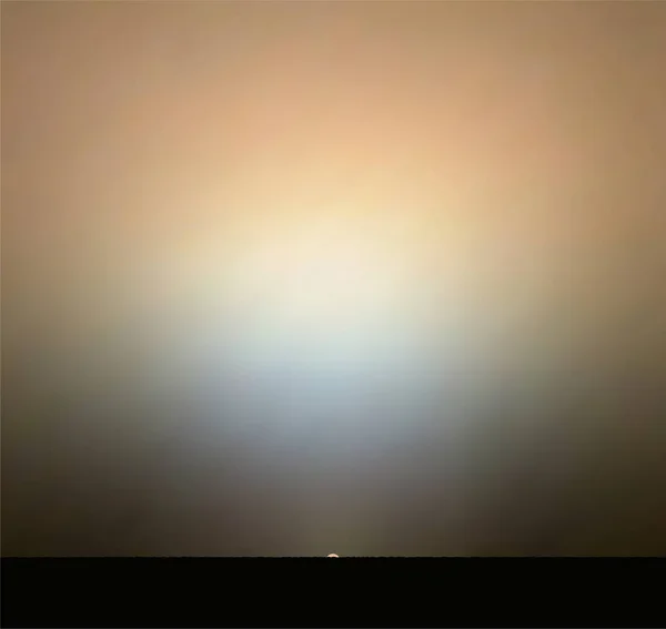 Alan gün batımında. Vektör