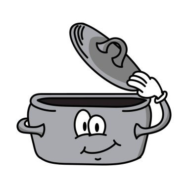 Vektör Centilmen Esrar Selamlaması. Karakter Çizimi.