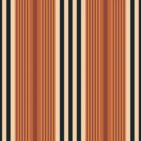 Vector de impresión de rayas verticales marrón y beige — Vector de stock