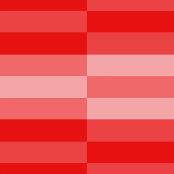 Nuances rouges rétro Rayures horizontales — Image vectorielle