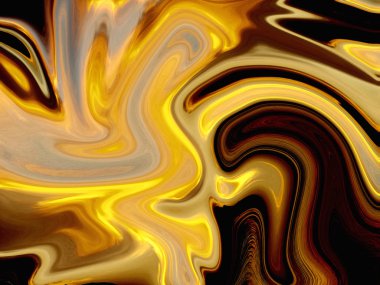 Sıvılaştır akışı ile dijital altın arka plan